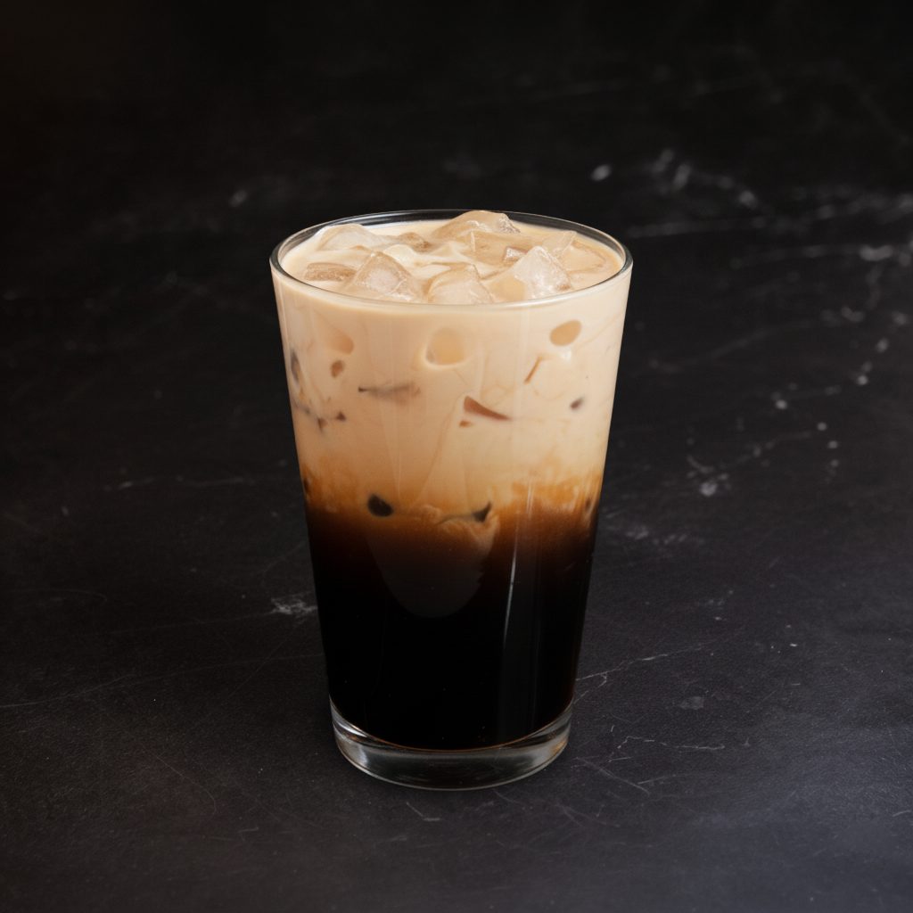 Thai iced coffee.