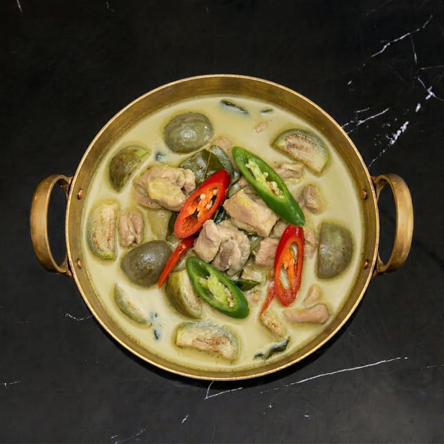 Green curry.