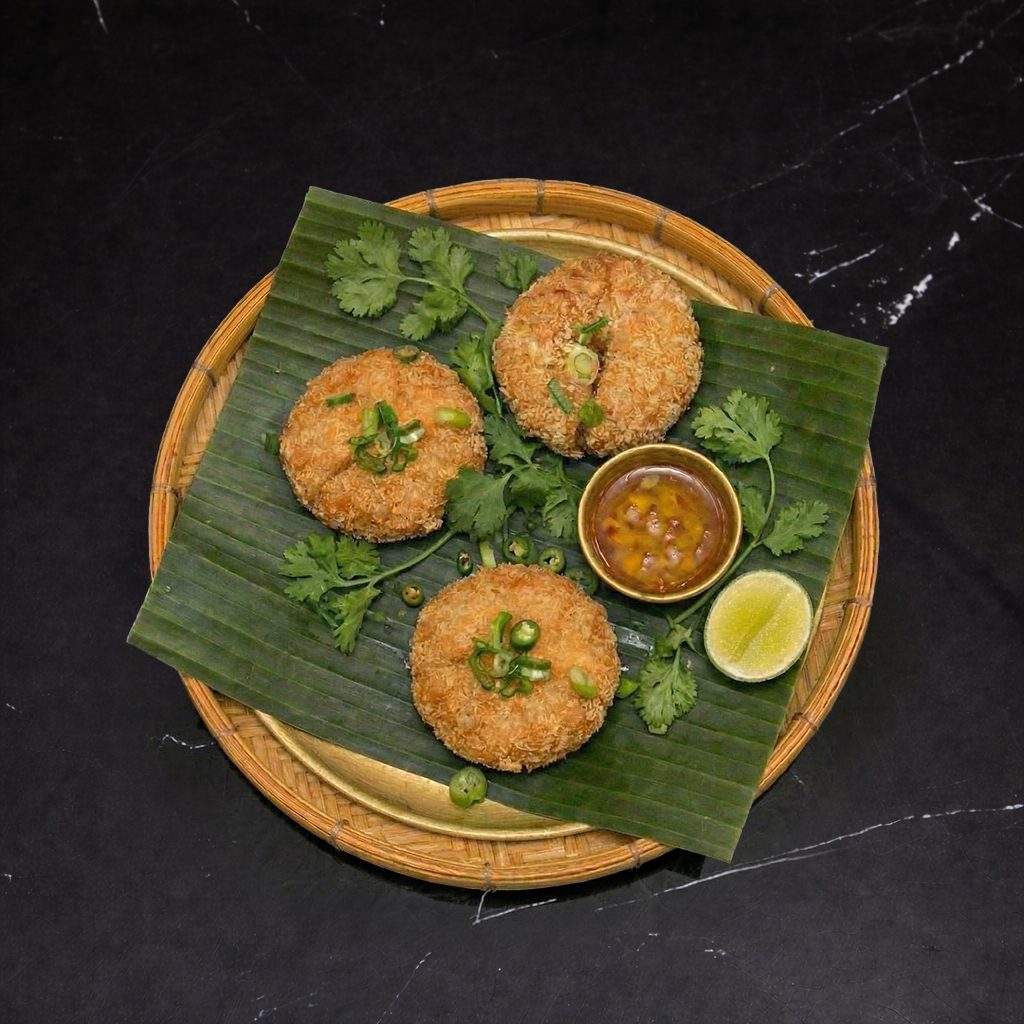 Crispy Shrimp donut.