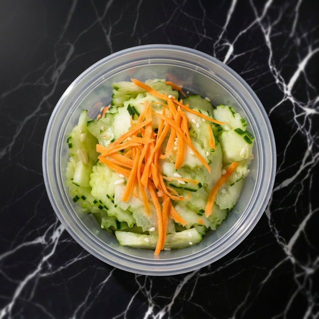 Cucumber salad.